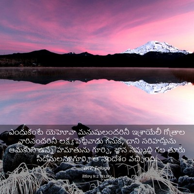 Picture 03 - జెకర్యా 9:2 TELIRV - ఎందుకంటే యెహోవా - Bible Verse Picture