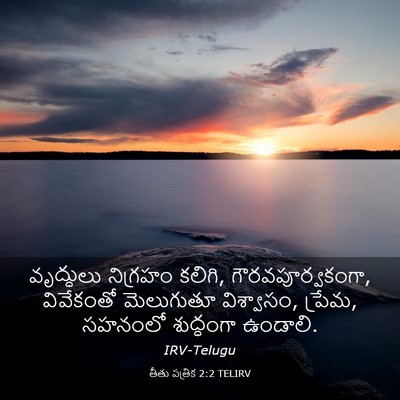 Picture 03 - తీతు పత్రిక 2:2 TELIRV - వృద్ధులు నిగ్రహం - Bible Verse Picture