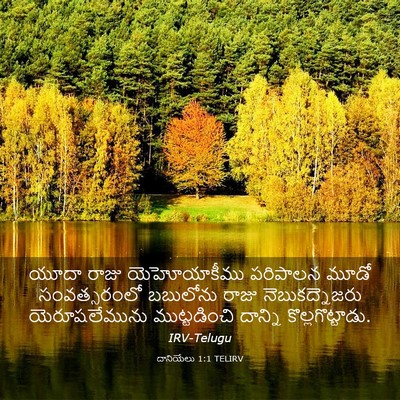 Picture 03 - దానియేలు 1:1 TELIRV - యూదా రాజు - Bible Verse Picture