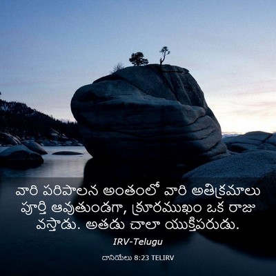 Picture 03 - దానియేలు 8:23 TELIRV - వారి పరిపాలన - Bible Verse Picture