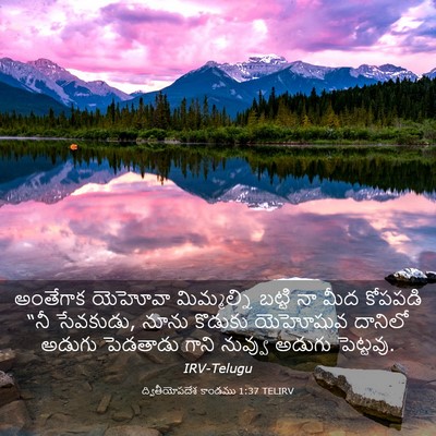 Picture 03 - ద్వితీయోపదేశ కాండము 1:37 TELIRV - అంతేగాక యెహోవా - Bible Verse Picture