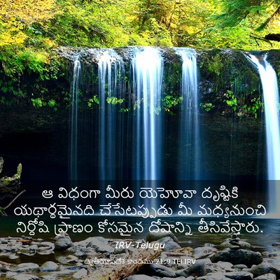 Picture 03 - ద్వితీయోపదేశ కాండము 21:9 TELIRV - ఆ విధంగా మీరు - Bible Verse Picture
