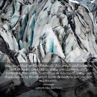 Picture 03 - ద్వితీయోపదేశ కాండము 31:17 TELIRV - అప్పుడు వారిమీద - Bible Verse Picture