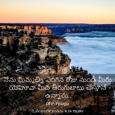 Picture 03 - ద్వితీయోపదేశ కాండము 9:24 TELIRV - నేను మిమ్మల్ని - Bible Verse Picture