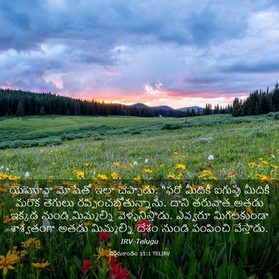 Picture 03 - నిర్గమకాండం 11:1 TELIRV - యెహోవా మోషేతో ఇలా - Bible Verse Picture