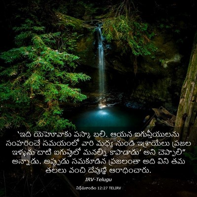 Picture 03 - నిర్గమకాండం 12:27 TELIRV - ‘ఇది యెహోవాకు - Bible Verse Picture