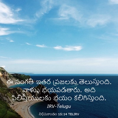 Picture 03 - నిర్గమకాండం 15:14 TELIRV - ఈ సంగతి ఇతర - Bible Verse Picture