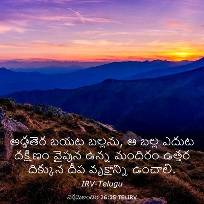 Picture 03 - నిర్గమకాండం 26:35 TELIRV - అడ్డతెర బయట - Bible Verse Picture