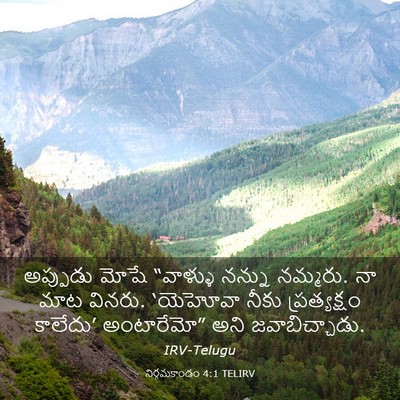 Picture 03 - నిర్గమకాండం 4:1 TELIRV - అప్పుడు మోషే - Bible Verse Picture