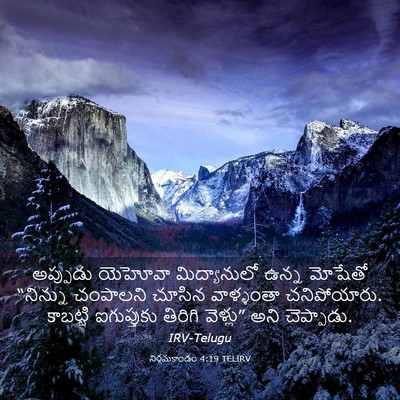 Picture 03 - నిర్గమకాండం 4:19 TELIRV - అప్పుడు యెహోవా - Bible Verse Picture