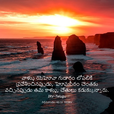Picture 03 - నిర్గమకాండం 40:32 TELIRV - వాళ్ళు యెహోవా - Bible Verse Picture