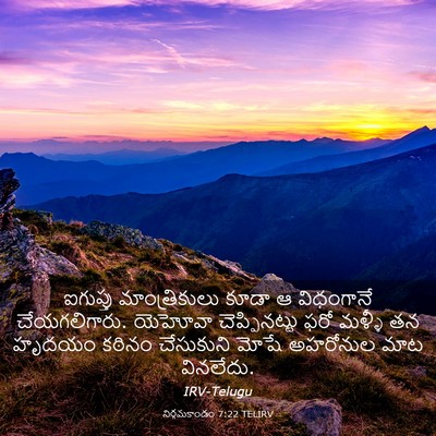 Picture 03 - నిర్గమకాండం 7:22 TELIRV - ఐగుప్తు - Bible Verse Picture