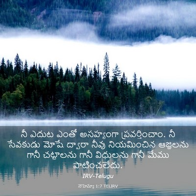 Picture 03 - నెహెమ్యా 1:7 TELIRV - నీ ఎదుట ఎంతో - Bible Verse Picture