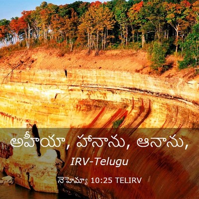 Picture 03 - నెహెమ్యా 10:25 TELIRV - అహీయా, హానాను, - Bible Verse Picture