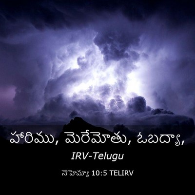 Picture 03 - నెహెమ్యా 10:5 TELIRV - హారిము, మెరేమోతు, - Bible Verse Picture