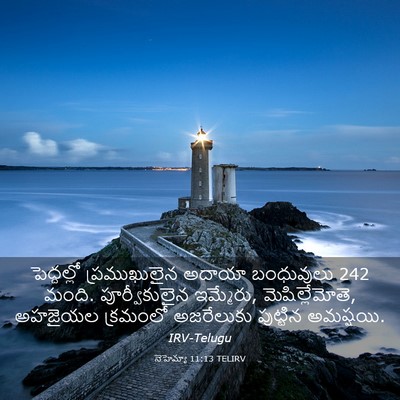 Picture 03 - నెహెమ్యా 11:13 TELIRV - పెద్దల్లో - Bible Verse Picture