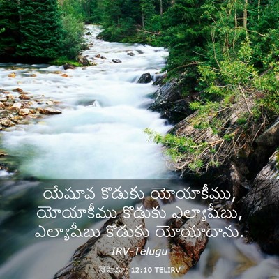 Picture 03 - నెహెమ్యా 12:10 TELIRV - యేషూవ కొడుకు - Bible Verse Picture
