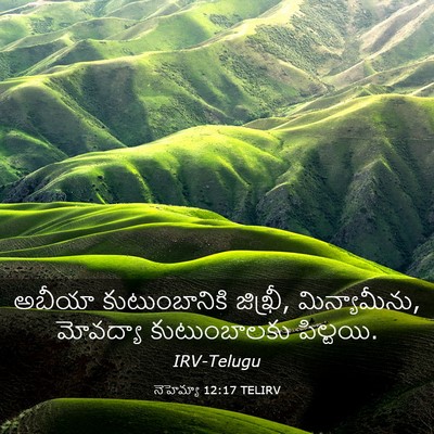 Picture 03 - నెహెమ్యా 12:17 TELIRV - అబీయా కుటుంబానికి - Bible Verse Picture