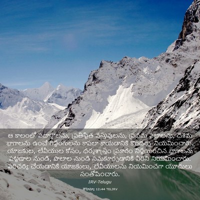 Picture 03 - నెహెమ్యా 12:44 TELIRV - ఆ కాలంలో - Bible Verse Picture