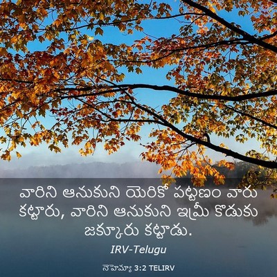 Picture 03 - నెహెమ్యా 3:2 TELIRV - వారిని ఆనుకుని - Bible Verse Picture