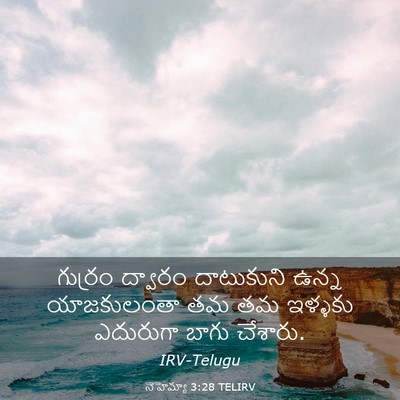Picture 03 - నెహెమ్యా 3:28 TELIRV - గుర్రం ద్వారం - Bible Verse Picture