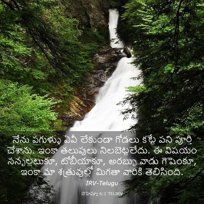 Picture 03 - నెహెమ్యా 6:1 TELIRV - నేను పగుళ్ళు ఏవీ - Bible Verse Picture