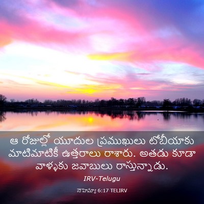 Picture 03 - నెహెమ్యా 6:17 TELIRV - ఆ రోజుల్లో యూదుల - Bible Verse Picture