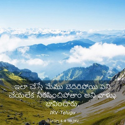 Picture 03 - నెహెమ్యా 6:8 TELIRV - ఇలా చేస్తే మేము - Bible Verse Picture