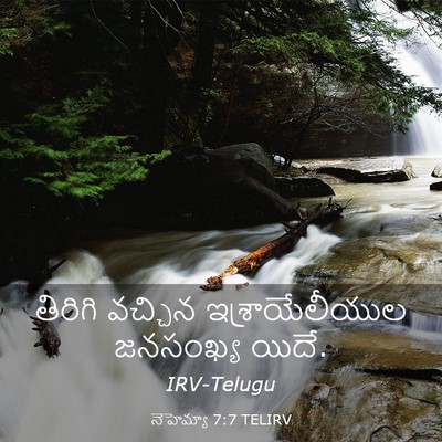 Picture 03 - నెహెమ్యా 7:7 TELIRV - తిరిగి వచ్చిన - Bible Verse Picture