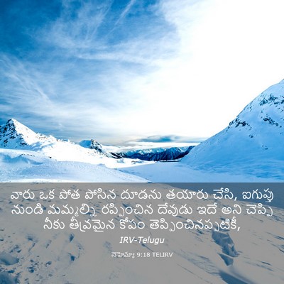 Picture 03 - నెహెమ్యా 9:18 TELIRV - వారు ఒక పోత పోసిన - Bible Verse Picture
