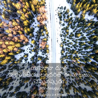 Picture 03 - న్యాయాధిపతులు 2:4 TELIRV - యెహోవా దూత - Bible Verse Picture