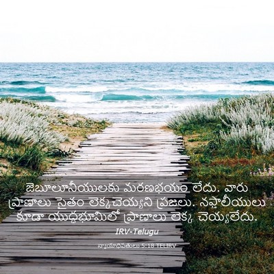 Picture 03 - న్యాయాధిపతులు 5:18 TELIRV - జెబూలూనీయులకు - Bible Verse Picture