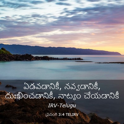 Picture 03 - ప్రసంగి 3:4 TELIRV - ఏడవడానికీ, - Bible Verse Picture