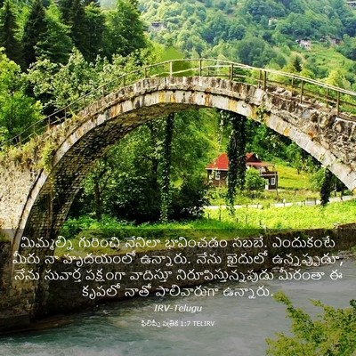Picture 03 - ఫిలిప్పీ పత్రిక 1:7 TELIRV - మిమ్మల్ని గురించి - Bible Verse Picture