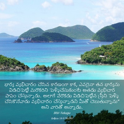 Picture 03 - మత్తయి 19:9 TELIRV - భార్య వ్యభిచారం - Bible Verse Picture