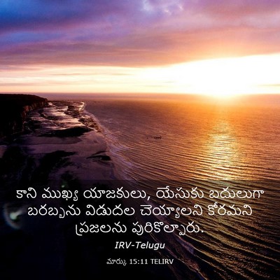 Picture 03 - మార్కు 15:11 TELIRV - కాని ముఖ్య - Bible Verse Picture