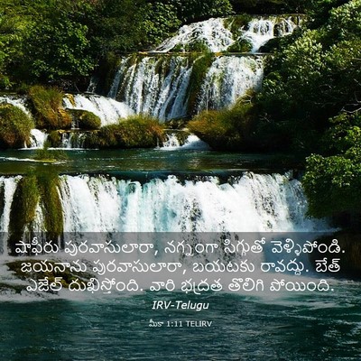 Picture 03 - మీకా 1:11 TELIRV - షాఫీరు - Bible Verse Picture