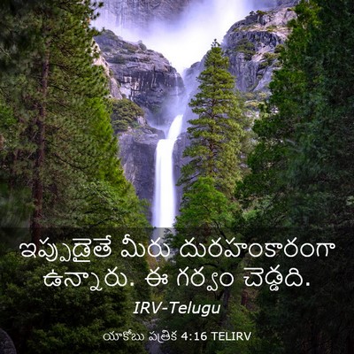 Picture 03 - యాకోబు పత్రిక 4:16 TELIRV - ఇప్పుడైతే మీరు - Bible Verse Picture