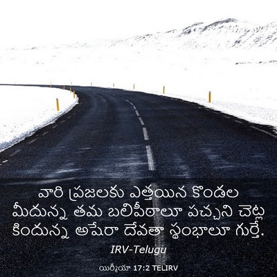 Picture 03 - యిర్మీయా 17:2 TELIRV - వారి ప్రజలకు - Bible Verse Picture