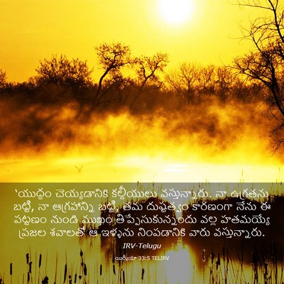 Picture 03 - యిర్మీయా 33:5 TELIRV - ‘యుద్ధం - Bible Verse Picture