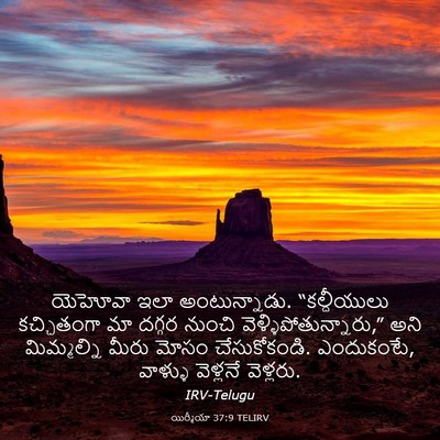 Picture 03 - యిర్మీయా 37:9 TELIRV - యెహోవా ఇలా - Bible Verse Picture