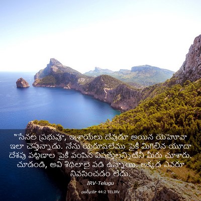 Picture 03 - యిర్మీయా 44:2 TELIRV - “సేనల ప్రభువూ, - Bible Verse Picture
