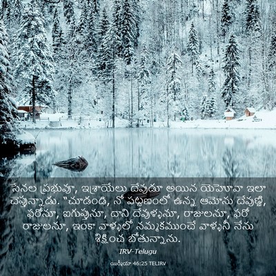 Picture 03 - యిర్మీయా 46:25 TELIRV - సేనల ప్రభువూ, - Bible Verse Picture