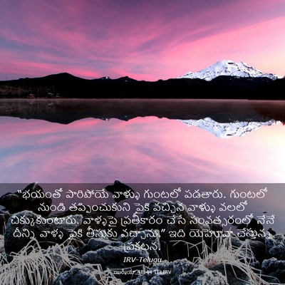 Picture 03 - యిర్మీయా 48:44 TELIRV - “భయంతో పారిపోయే - Bible Verse Picture
