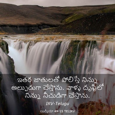Picture 03 - యిర్మీయా 49:15 TELIRV - ఇతర జాతులతో - Bible Verse Picture
