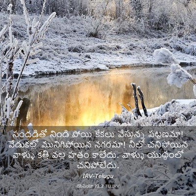 Picture 03 - యెషయా 22:2 TELIRV - సందడితో నిండి - Bible Verse Picture