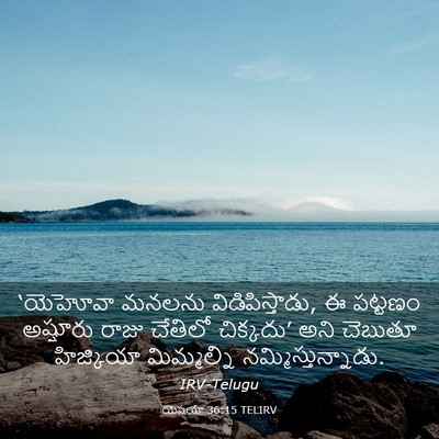 Picture 03 - యెషయా 36:15 TELIRV - ‘యెహోవా మనలను - Bible Verse Picture