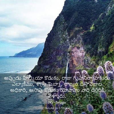 Picture 03 - యెషయా 36:3 TELIRV - అప్పుడు హిల్కీయా - Bible Verse Picture