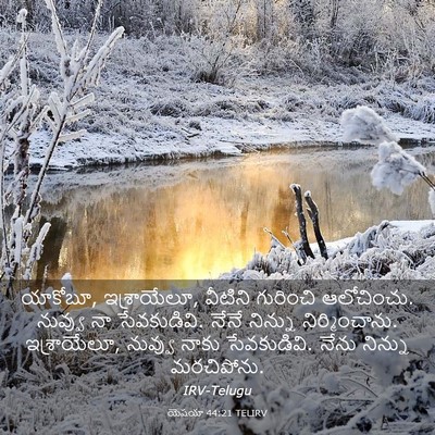 Picture 03 - యెషయా 44:21 TELIRV - యాకోబూ, ఇశ్రాయేలూ, - Bible Verse Picture