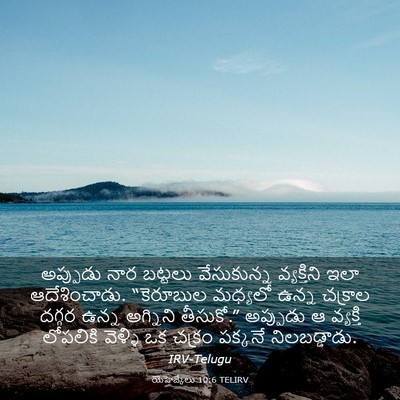 Picture 03 - యెహెజ్కేలు 10:6 TELIRV - అప్పుడు నార - Bible Verse Picture